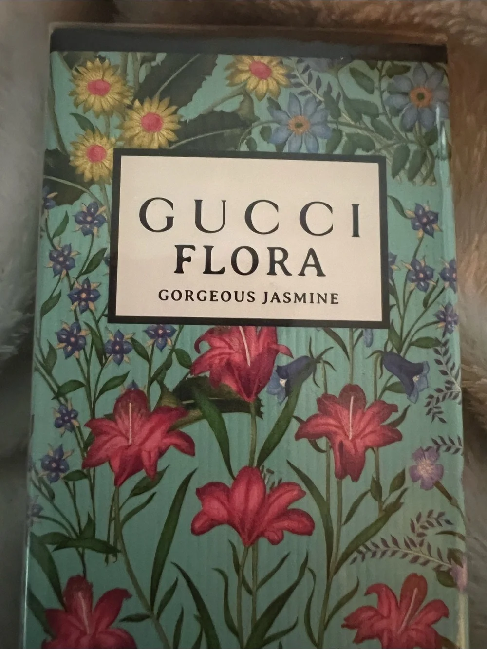 Gucci Flora Gorgeous Jasmine Box in Teal, Pink & Green